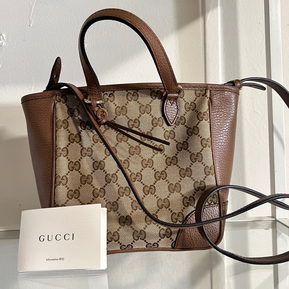 Gucci Canvas Handbag 449241KY9LG with wallet